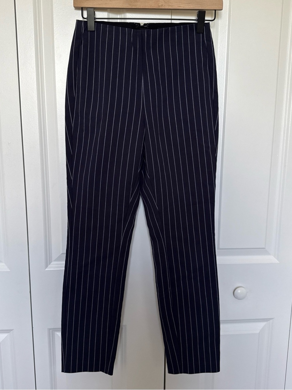 Rag & Bone Simone Pinstripe Ankle Cigarette Pants Size 2 Career Corporate Office